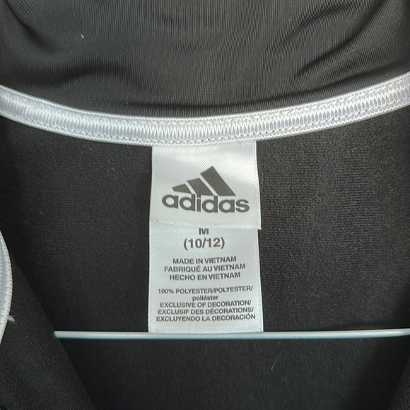 ADIDAS  like new zip front track suit (jacket and pants) - Picture 3 of 14